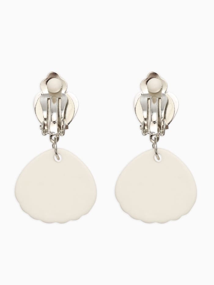 Набор детский «Выбражулька. Русалочка», 4 предмета: клипсы, кольцо, браслет, бусы, белый, розовый