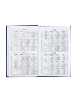 Ежедневник датированный Calligrata, А5, 2026, твёрдая обложка из бумвинила, 168 листов, синий