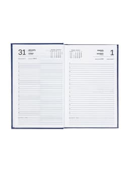 Ежедневник датированный Calligrata, А5, 2026, твёрдая обложка из бумвинила, 168 листов, синий