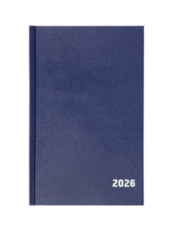 Ежедневник датированный Calligrata, А5, 2026, твёрдая обложка из бумвинила, 168 листов, синий