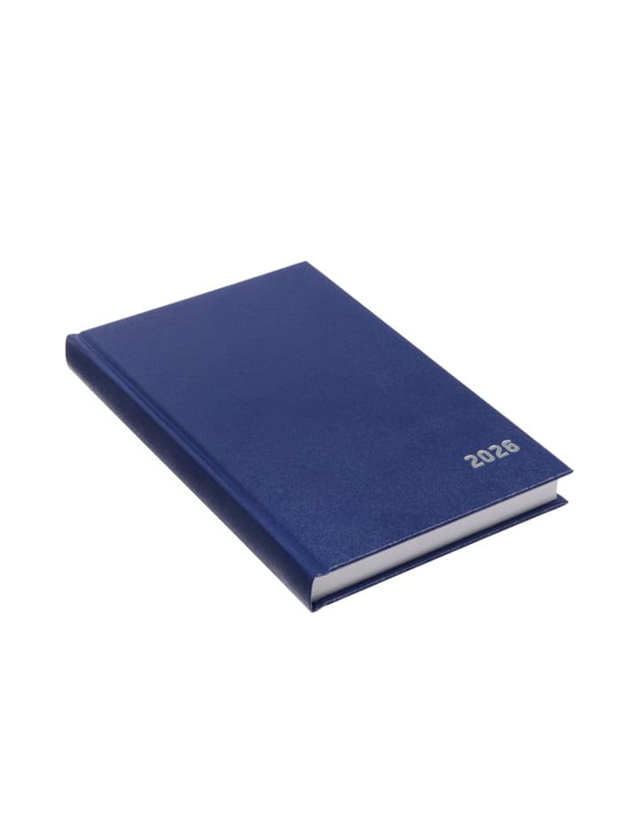 Ежедневник датированный Calligrata, А5, 2026, твёрдая обложка из бумвинила, 168 листов, синий