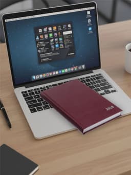 Ежедневник датированный Calligrata, А5, 2026, твёрдая обложка из бумвинила, 168 листов, бордовый