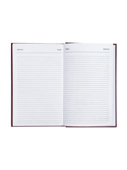 Ежедневник датированный Calligrata, А5, 2026, твёрдая обложка из бумвинила, 168 листов, бордовый