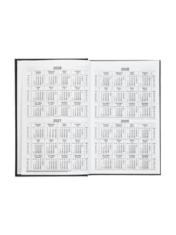 Ежедневник датированный Calligrata, А5, 2026, твёрдая обложка из бумвинила, 168 листов, чёрный