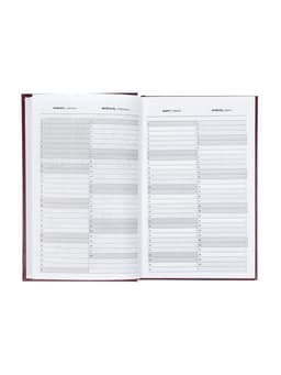 Ежедневник датированный Calligrata, А5, 2026, твёрдая обложка из бумвинила, 168 листов, коричневый