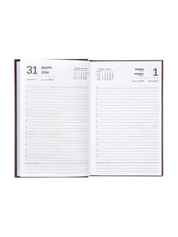 Ежедневник датированный Calligrata, А5, 2026, твёрдая обложка из бумвинила, 168 листов, коричневый