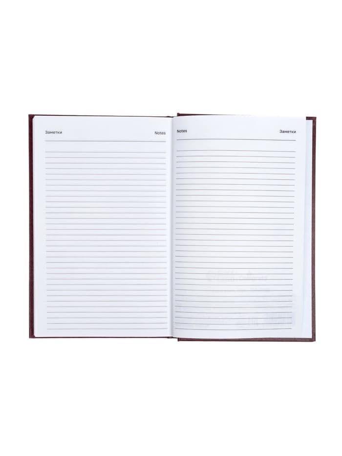 Ежедневник датированный Calligrata, А5, 2026, твёрдая обложка из бумвинила, 168 листов, коричневый