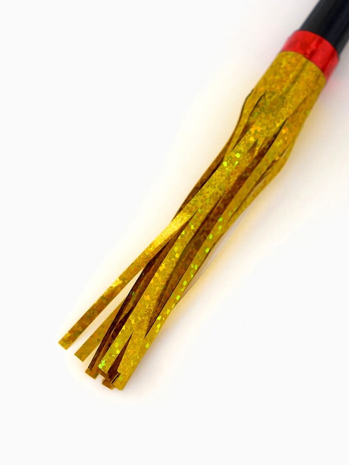 Карнавальный язычок «Дождик» золотой, 6 шт.