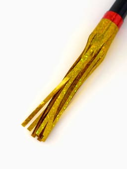 Карнавальный язычок «Дождик» золотой, 6 шт.