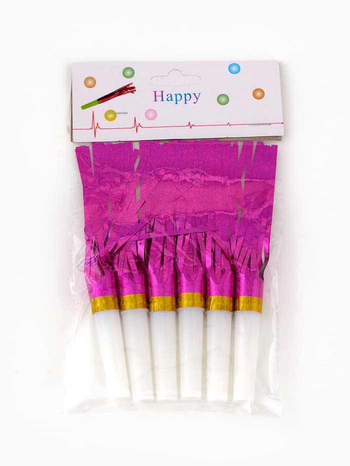 Карнавальный язычок «Дождик» цвета МИКС, 6 шт.