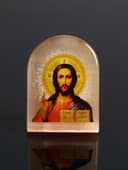 Икона настольная «Господь Вседержитель», 6×5 см, селенит