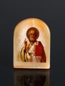 Икона настольная «Николай Угодник», 6×5 см, селенит