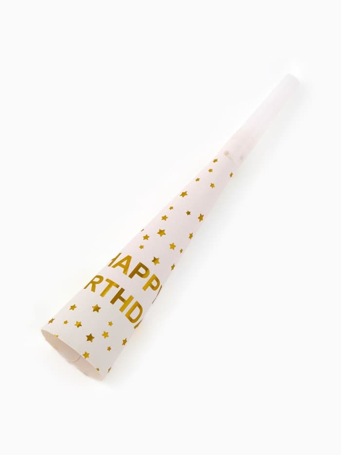 Дудка-гудок «Happy birthday», 6 шт.