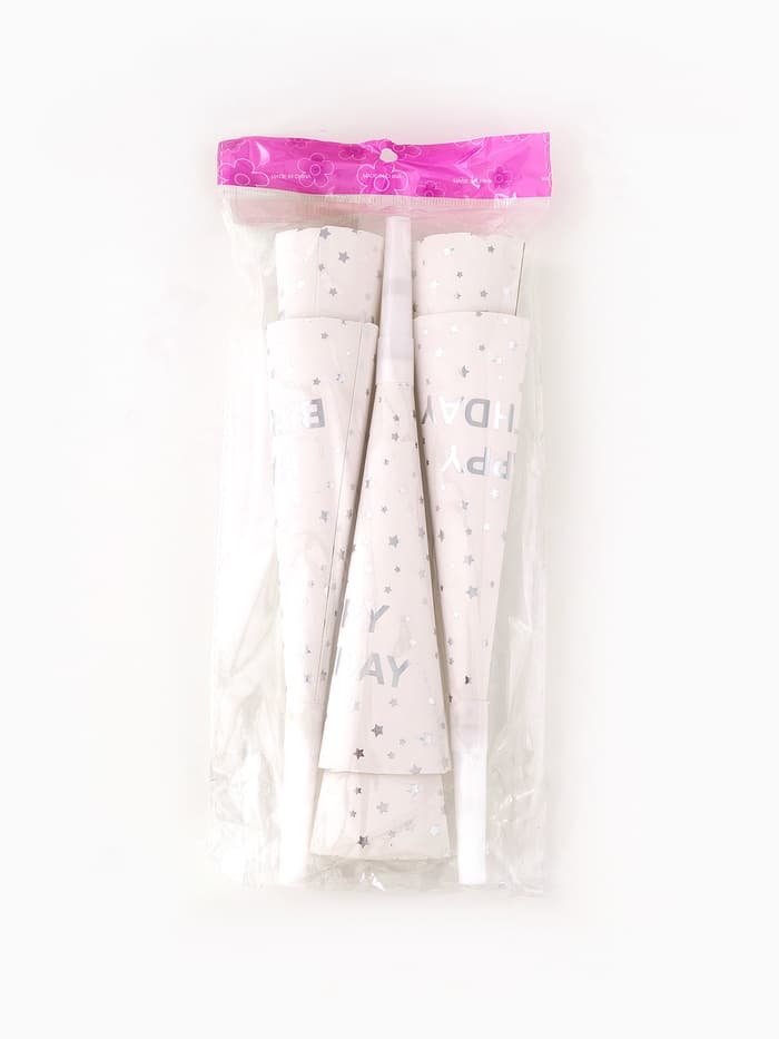 Дудка-гудок «Happy birthday», 6 шт.