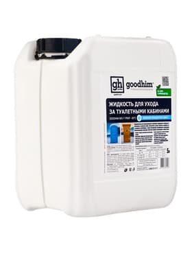 Жидкость по уходу за туалетными кабинами Goodhim, зимний концентрат, 5 л