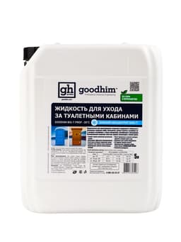 Жидкость по уходу за туалетными кабинами Goodhim, зимний концентрат, 5 л