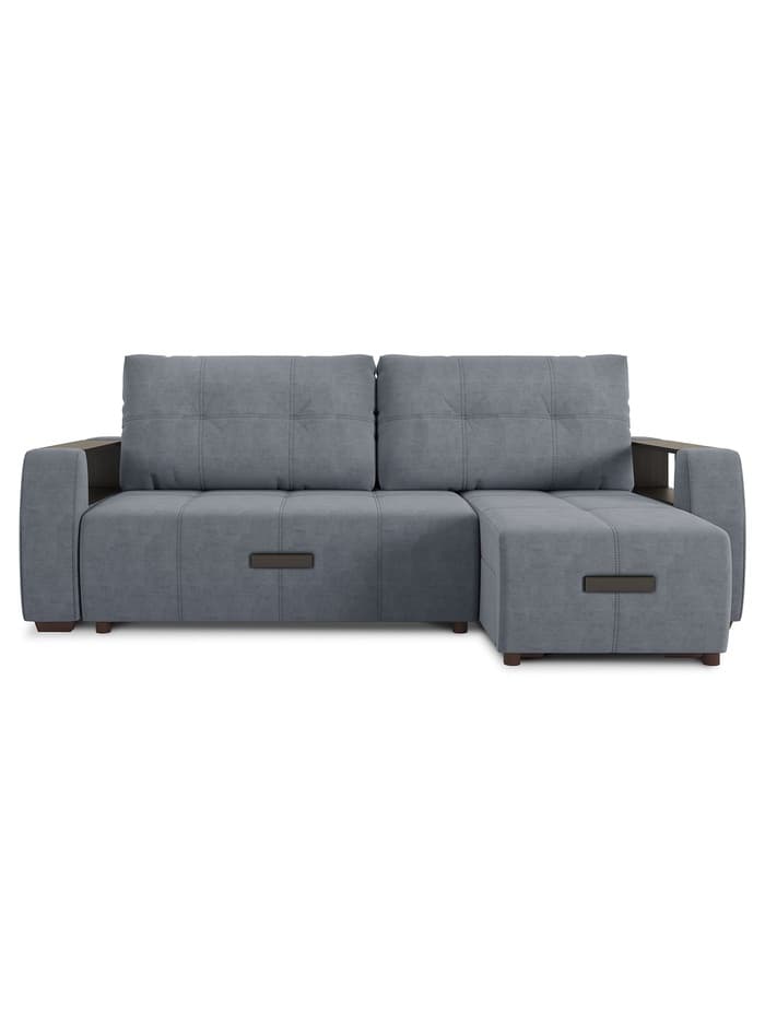 Диван угловой «Джаз», НПБ, тик – так, цвет серый luma 23