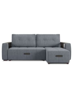 Диван угловой «Джаз», НПБ, тик – так, цвет серый luma 23