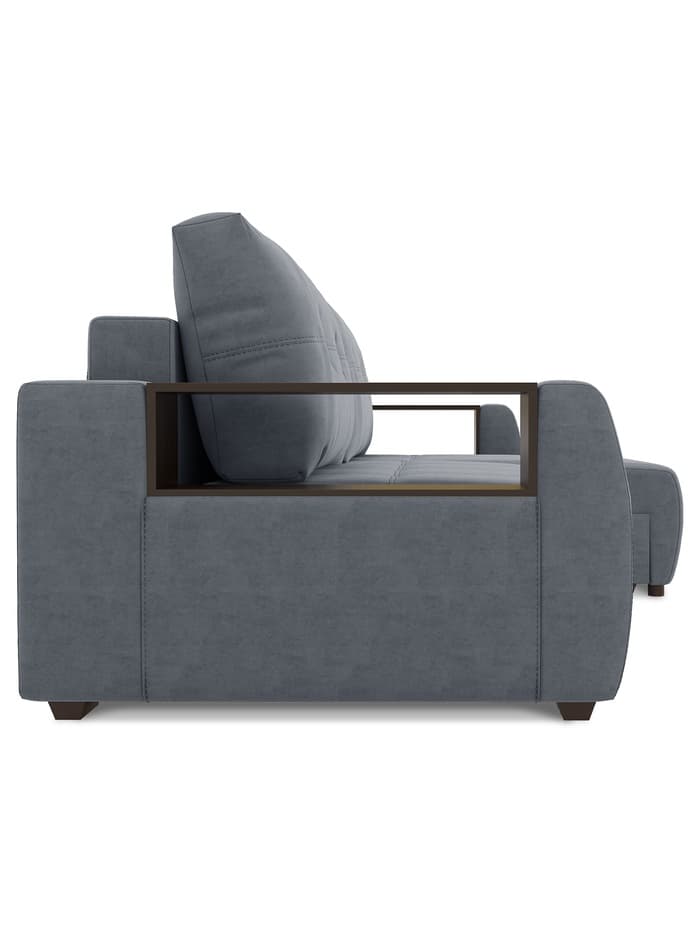 Диван угловой «Джаз», НПБ, тик – так, цвет серый luma 23