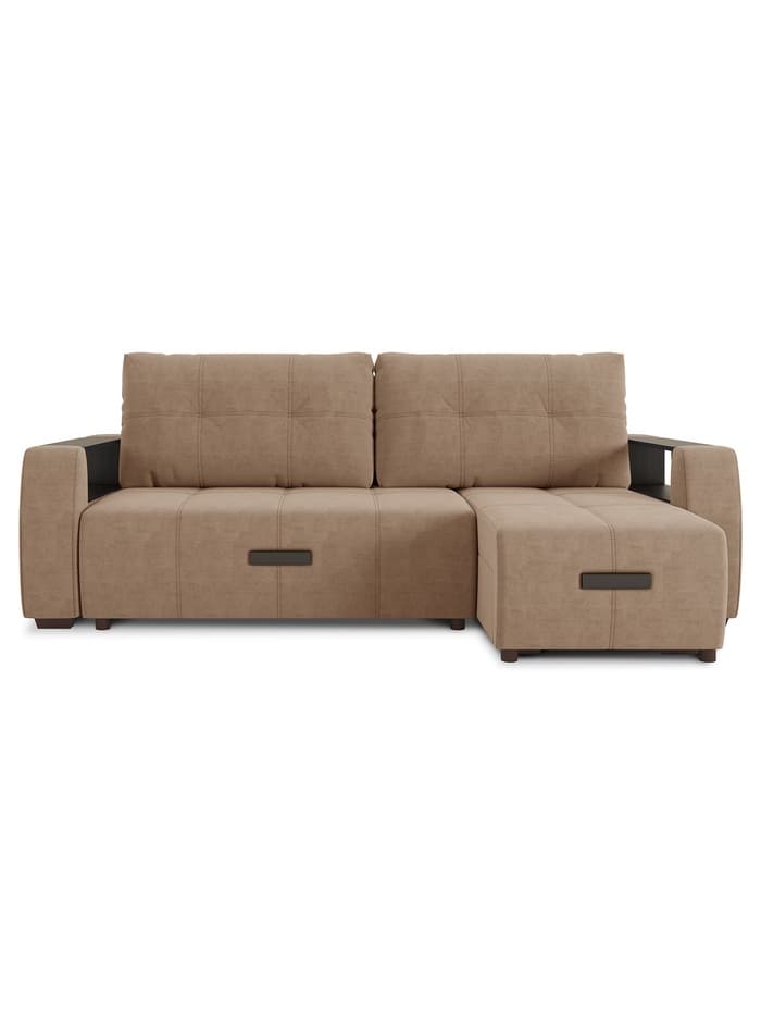 Диван угловой «Джаз», НПБ, тик – так, цвет бежевый newtone beige