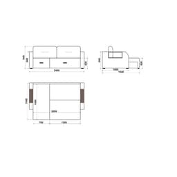 Диван угловой «Джаз», НПБ, тик – так, цвет бежевый luma 02