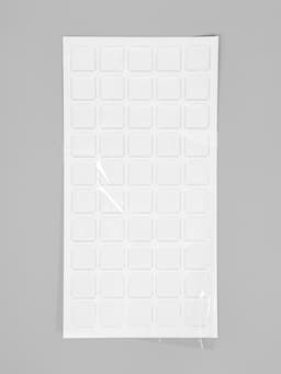 Стикеры эпоксидные прозрачные заготовки 3D 50 шт 2,5 x 2,5 см