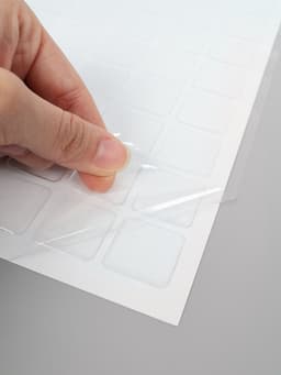 Стикеры эпоксидные прозрачные заготовки 3D 100 шт 2,5 x 2,5 см