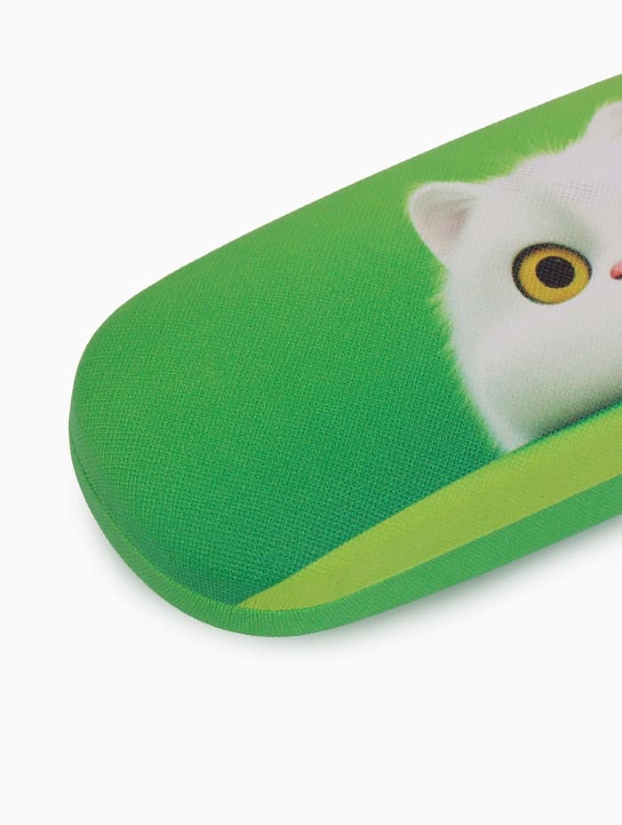 Футляр для очков «Котейки», на хлопушке, 16×4×6 см, МИКС