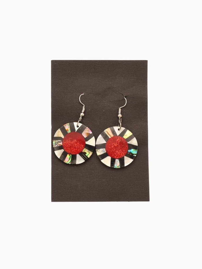 Серьги «Тропики», 5×3 см, ракушка