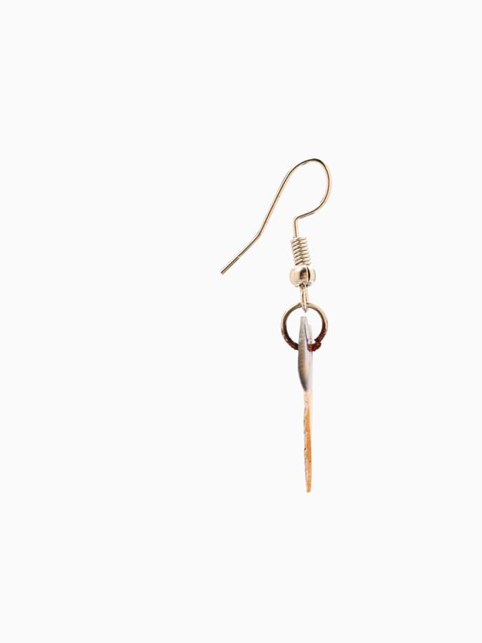 Серьги «Сердце моря», 5.5×2 см, ракушка