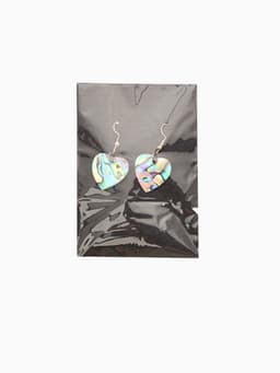 Серьги «Сердце моря», 5.5×2 см, ракушка