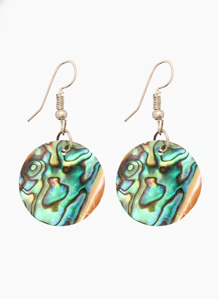 Серьги «Прилив», 5×2.2 см, ракушка