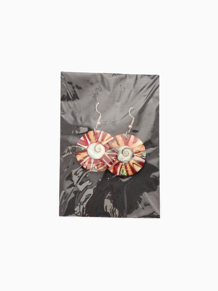 Серьги «Бали», 5×3 см, ракушка