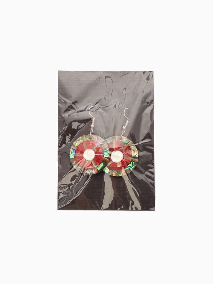 Серьги «Экзотика», 5×3 см, ракушка