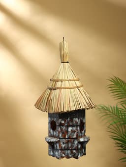 Подвесной декор «Скворечник», 25×25×45 см, дерево, серый