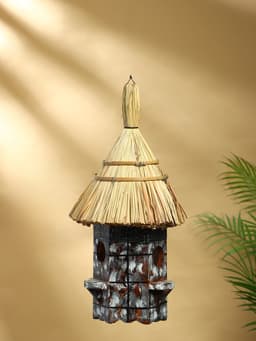 Подвесной декор «Скворечник», 25×25×45 см, дерево, серый