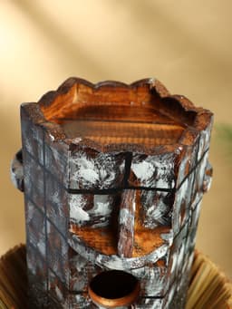 Подвесной декор «Скворечник», 25×25×45 см, дерево, серый