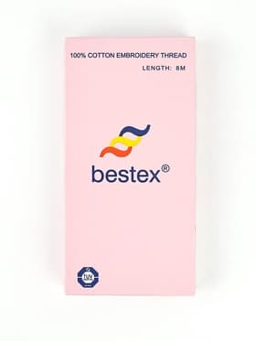 Нитки мулине Bestex, оранжевый цвет (108), 24 шт. в уп.