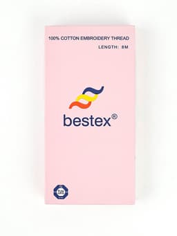 Нитки мулине Bestex, оранжевый цвет (108), 24 шт. в уп.