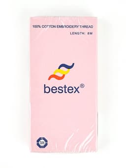 Нитки мулине Bestex, бежевый цвет (803), 24 шт. в уп.