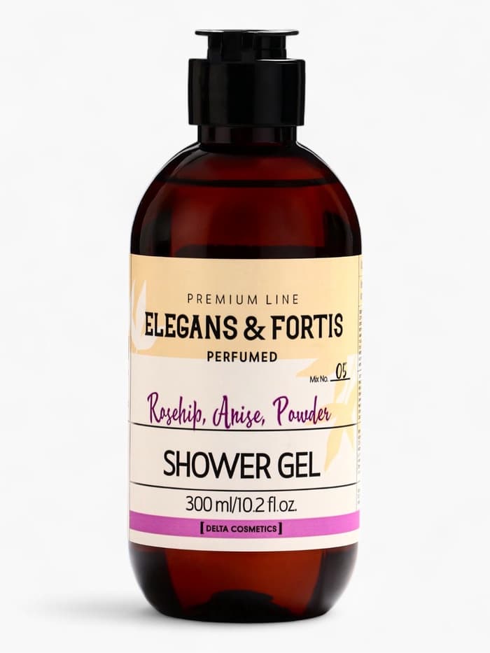 Подарочный набор женский VEGAN.Love.Studio, гель для душа, спрей для тела, парфюмированный, шиповник, анис, пудровые ноты