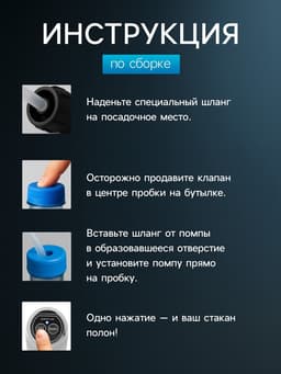 Помпа для воды LWP-06, электрическая, 5 Вт,800 мАч, порционная подача воды, АКБ, белая