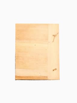 Записная книжка плетёная, 48 листов, 17×22×2 см, зелёная