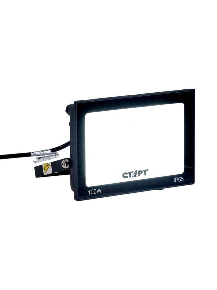 Прожектор светодиодный СТАРТ, 100 Вт, 8500 Лм, 6500К, IP65, чёрный
