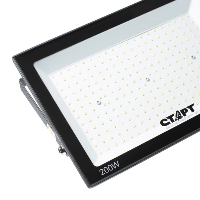 Прожектор светодиодный СТАРТ, 200 Вт, 17000 Лм, 6500К, IP65, чёрный