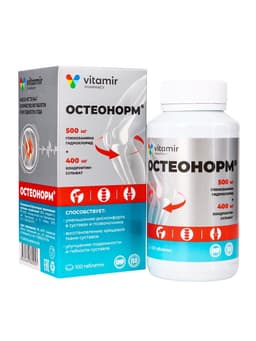 Остеонорм «Витамир», для здоровья костей и суставов, 100 таблеток