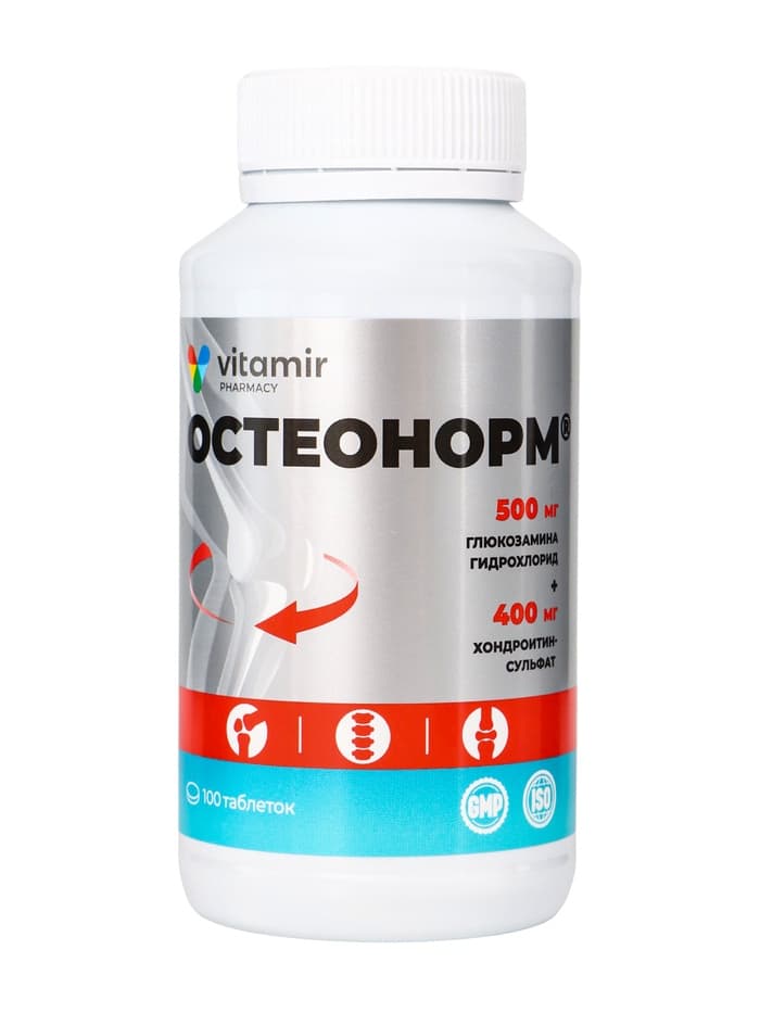 Остеонорм «Витамир», для здоровья костей и суставов, 100 таблеток