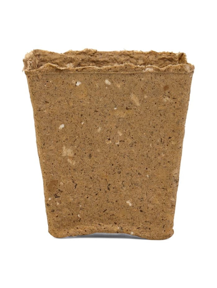 Горшок для рассады, 700 мл, 9.5×9.5×10 см, торф, набор 20 шт.