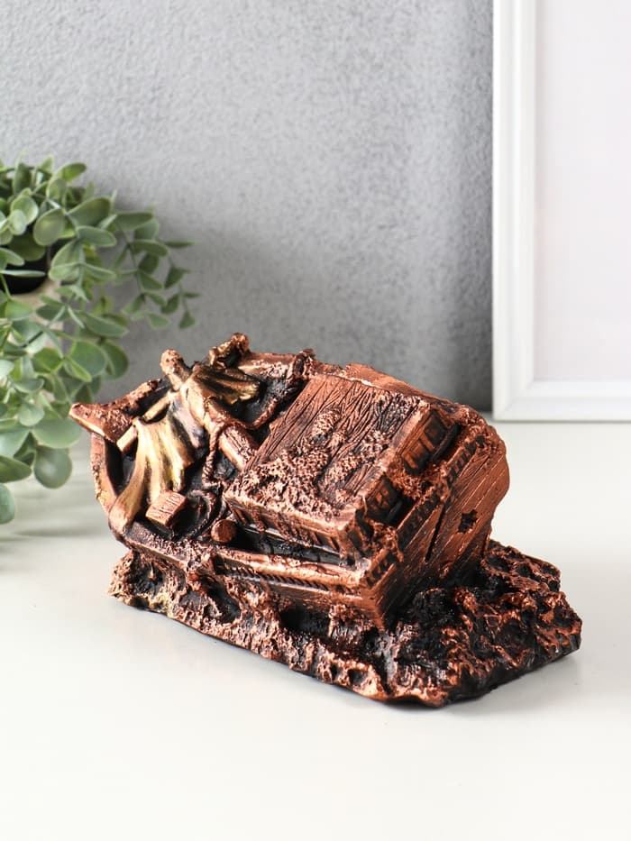 Копилка для денег «Корабль Сокровищ», гипс, 11×25×14 см