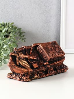 Копилка для денег «Корабль Сокровищ», гипс, 11×25×14 см